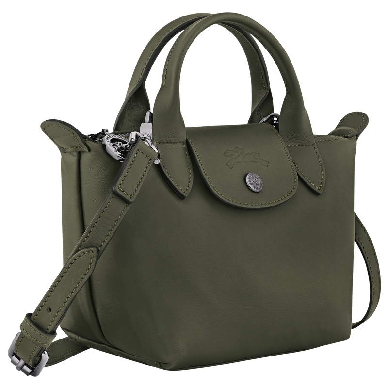 Le Pliage Xtra XS Handbag , Fir - Leather  - View 3 of  6