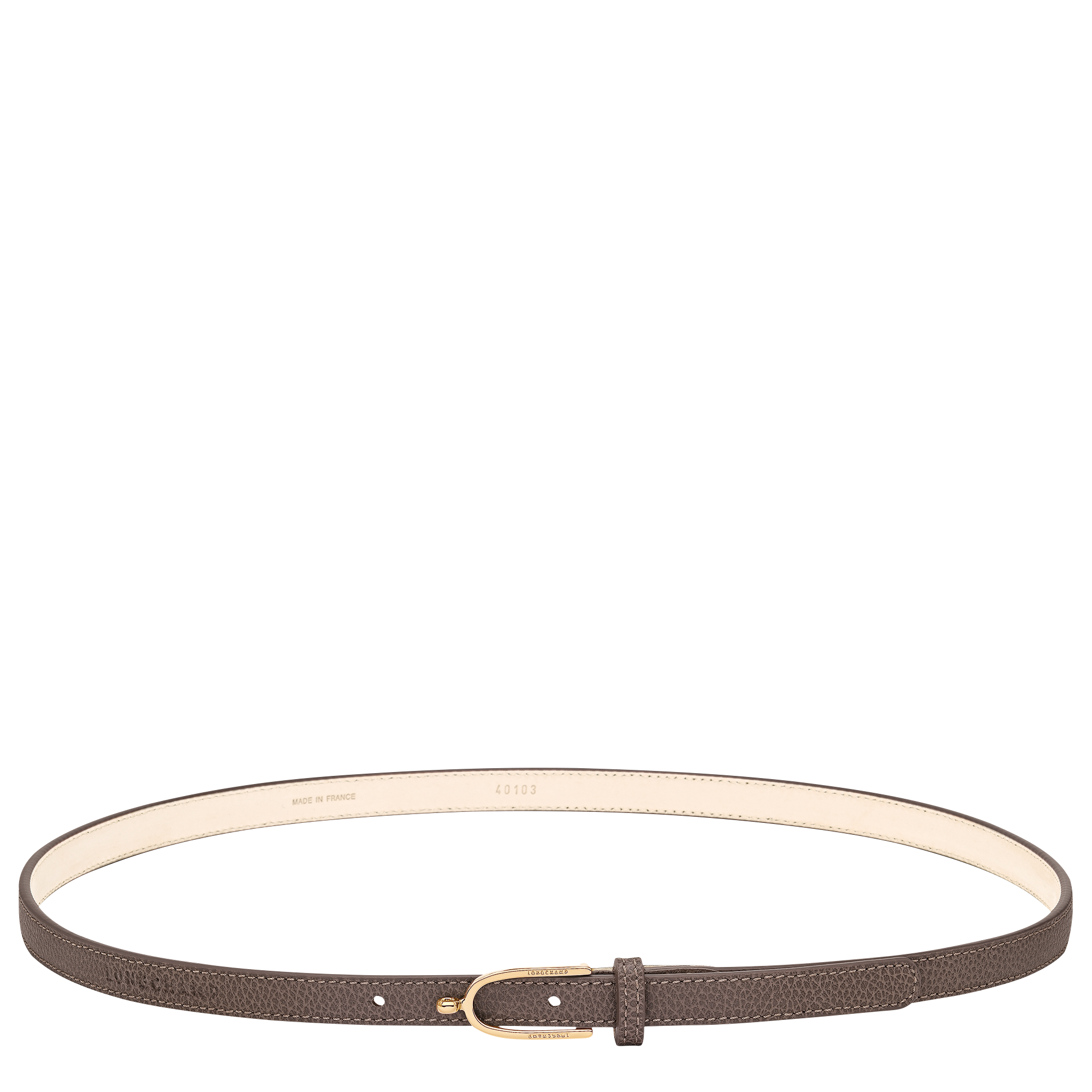Le Foulonn&eacute; Ladies' belt, Taupe