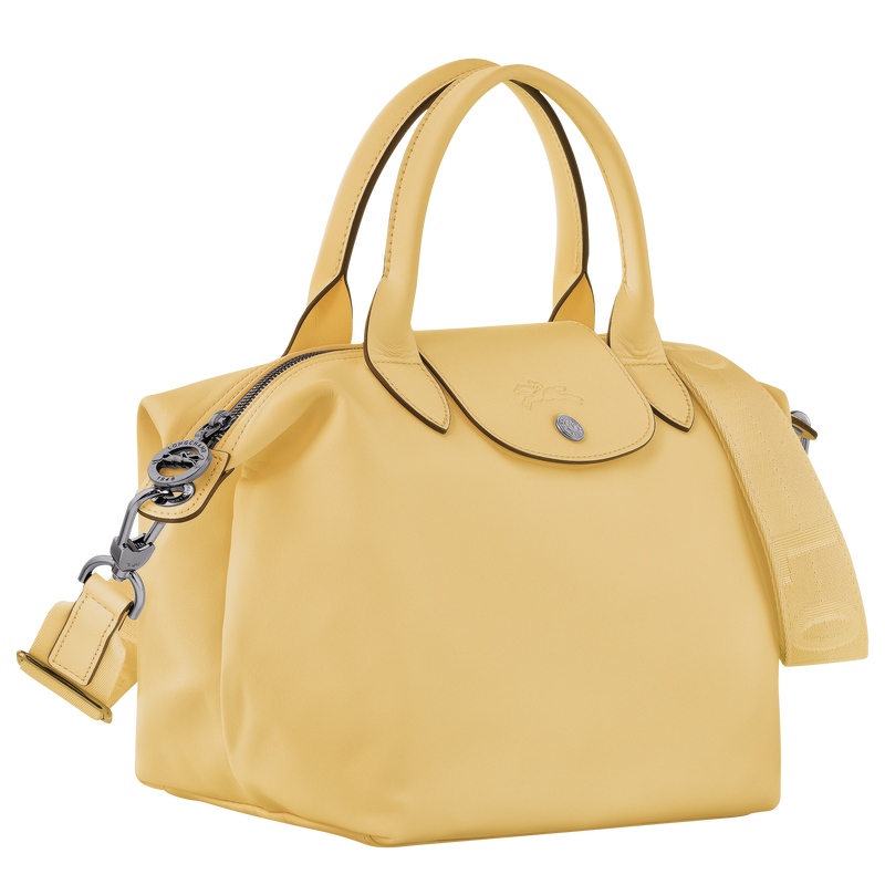 Longchamp bag top mustard yellow