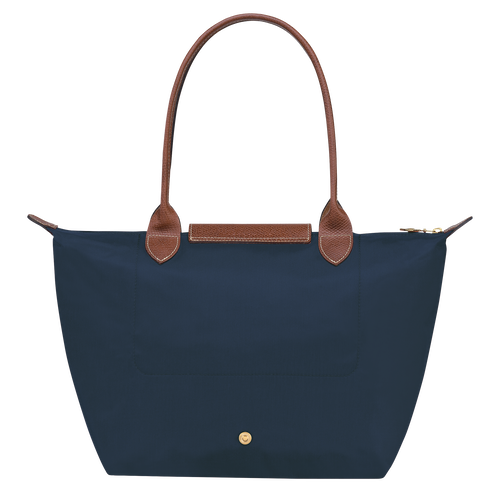 Le Pliage Original M Tote bag , Navy - Recycled canvas - View 4 of  6