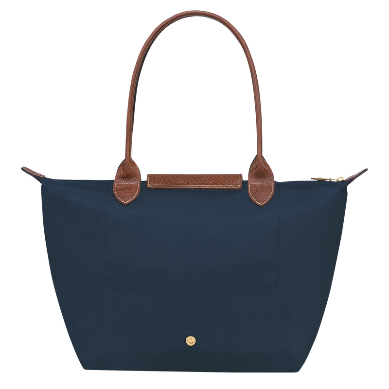 Le Pliage Original M Tote bag , Navy - Recycled canvas  - View 4 of  6