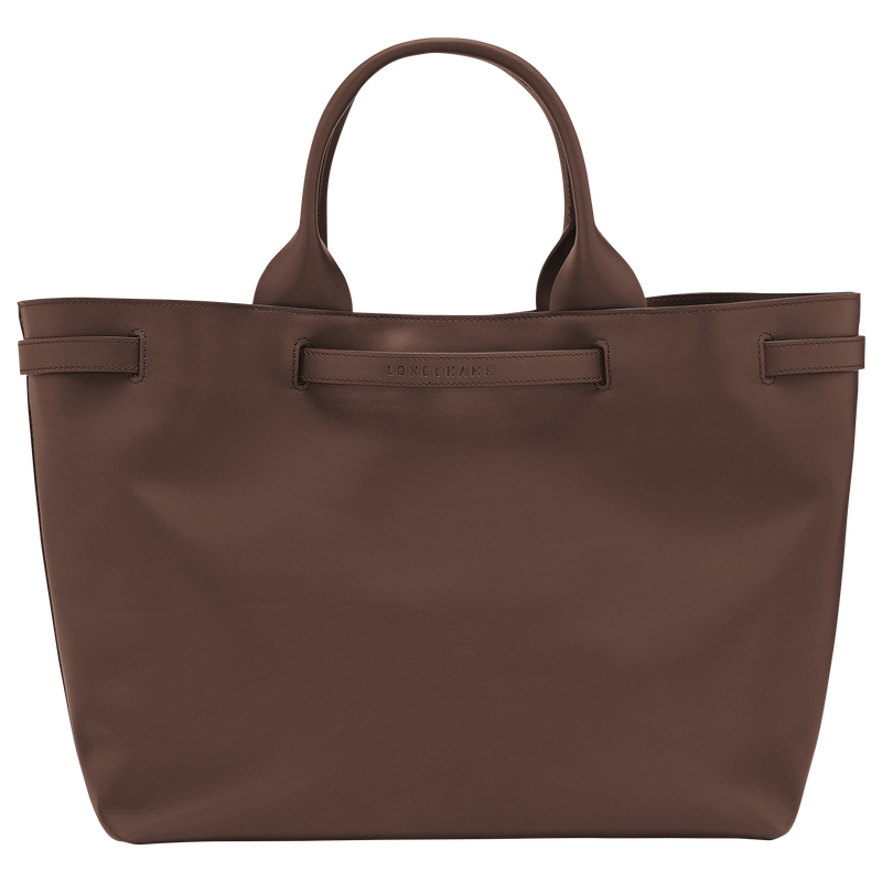 Le Smart Tote bag , Mocha - Leather  - View 4 of  5