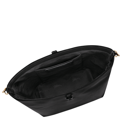 Le Roseau Hobo bag M, Black