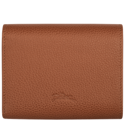 Le Foulonné Wallet , Caramel - Leather