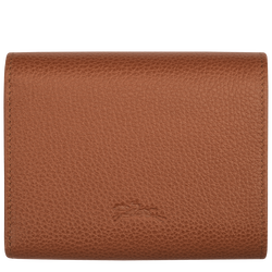 Le Foulonné Wallet , Caramel - Leather