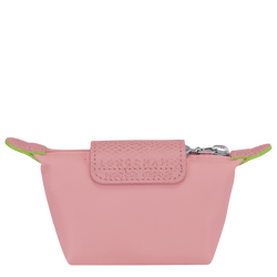 Le Pliage Green Coin purse , Petal Pink - Recycled canvas