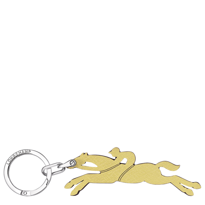 Le Pliage Original Key ring , Lime - Leather  - View 1 of  1