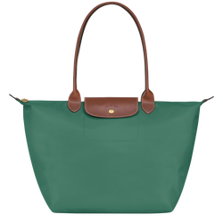 Le Pliage Original L Tote bag , Sage - Recycled canvas