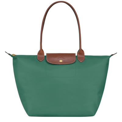 Le Pliage Original L Tote bag , Sage - Recycled canvas
