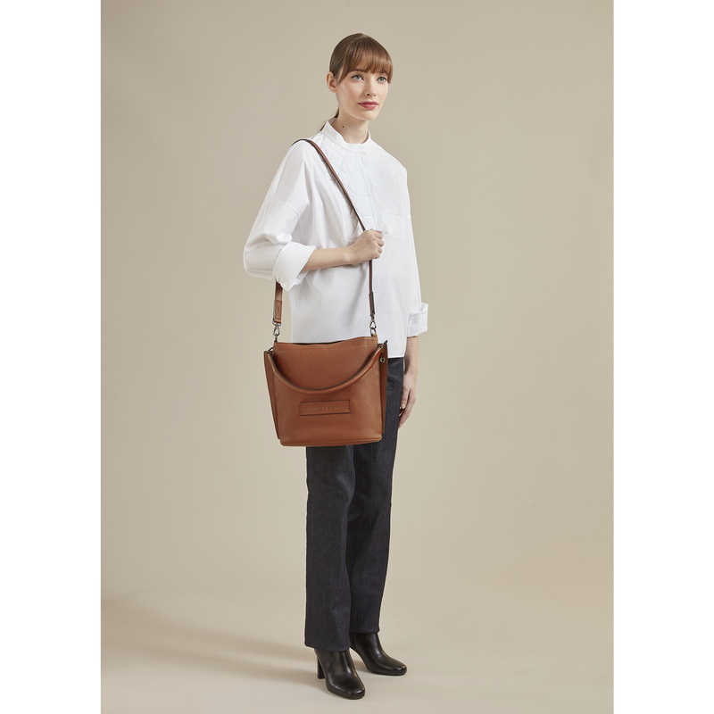 Longchamp 3D S Crossbody bag Yellow Leather Longchamp TH