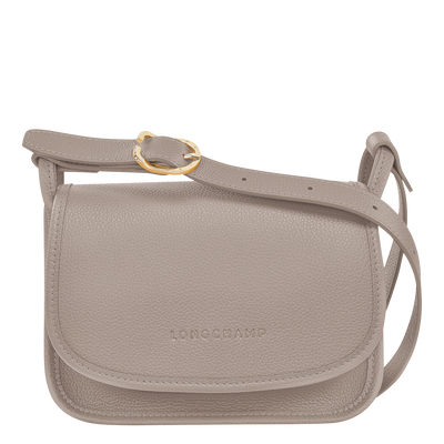Le Foulonné S Crossbody bag , Turtledove - Leather