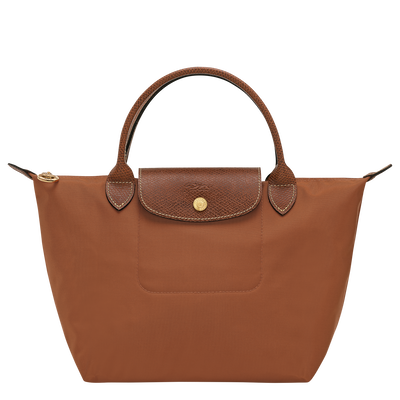 Le Pliage Original S Handbag , Cognac - Recycled canvas