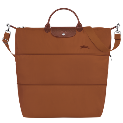 Le Pliage Green Travel bag expandable, Cognac