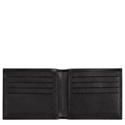 Le Foulonné Wallet, Black