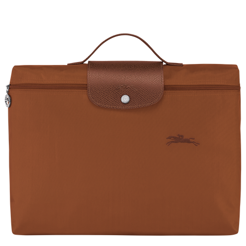 Le Pliage Green S Briefcase , Cognac - Recycled canvas - View 1 of  7