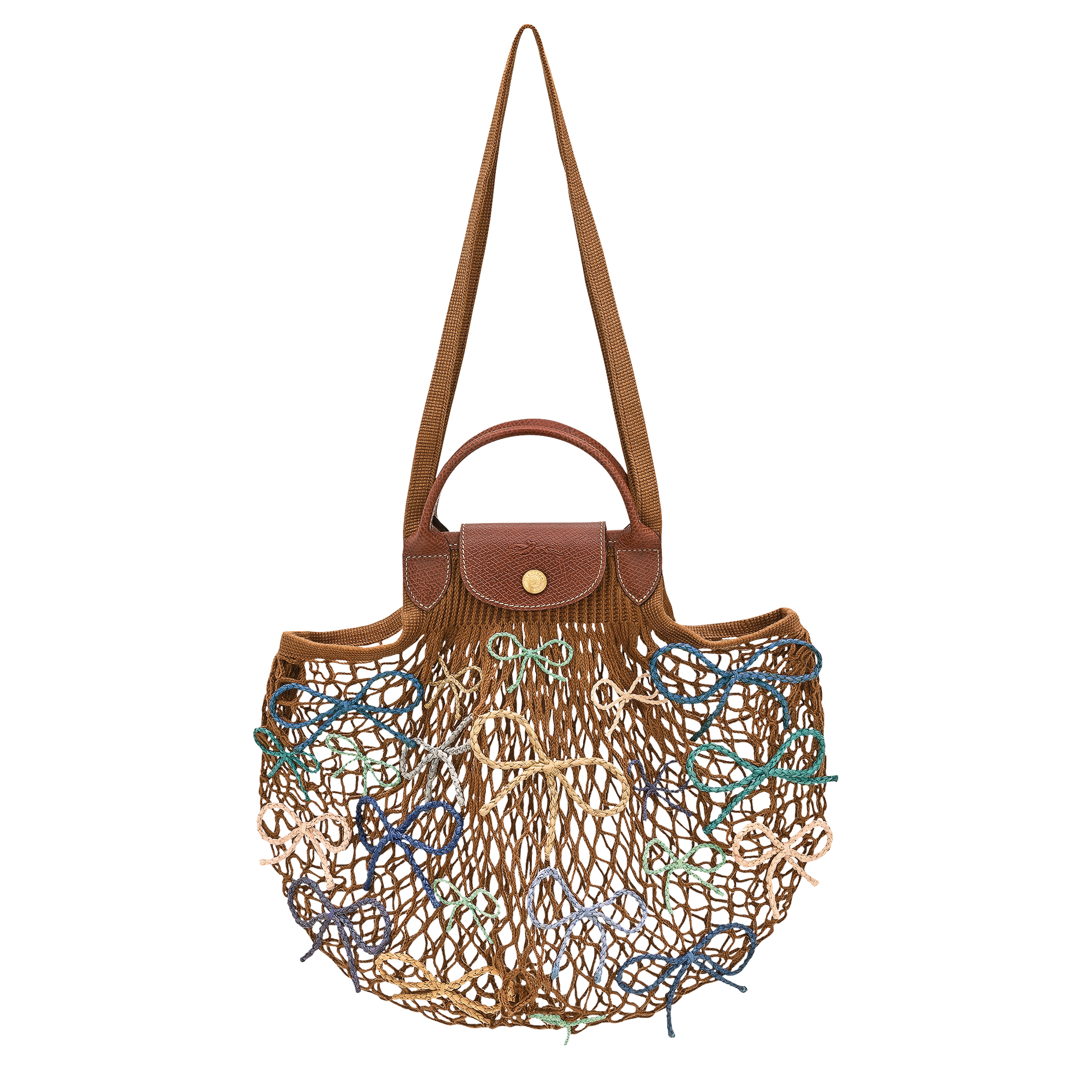 Le Pliage Collection Mesh bag L, Tobacco