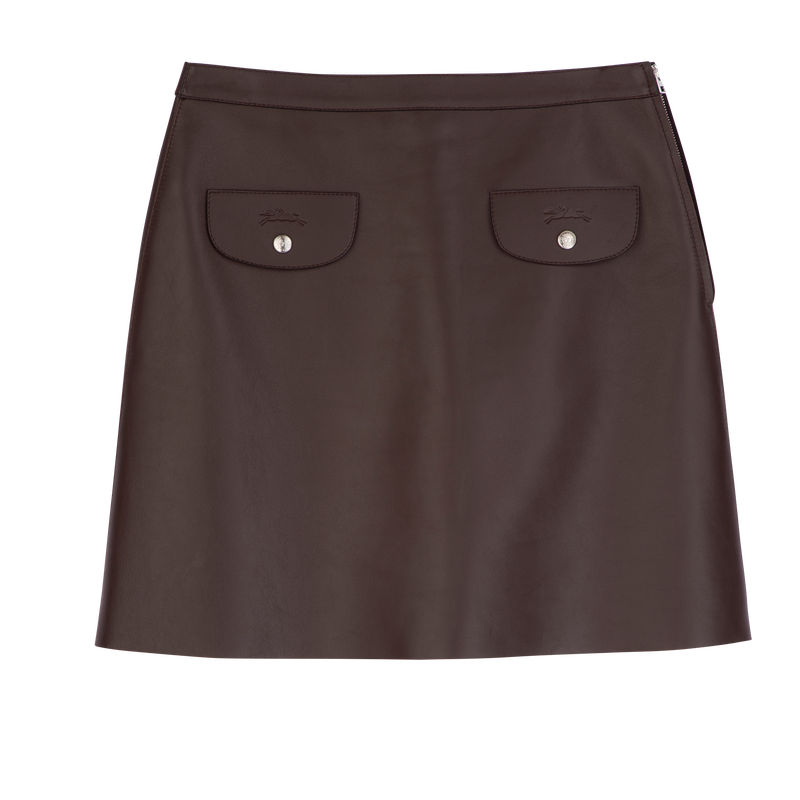 Skirt , Ebony - Leather  - View 1 of  4