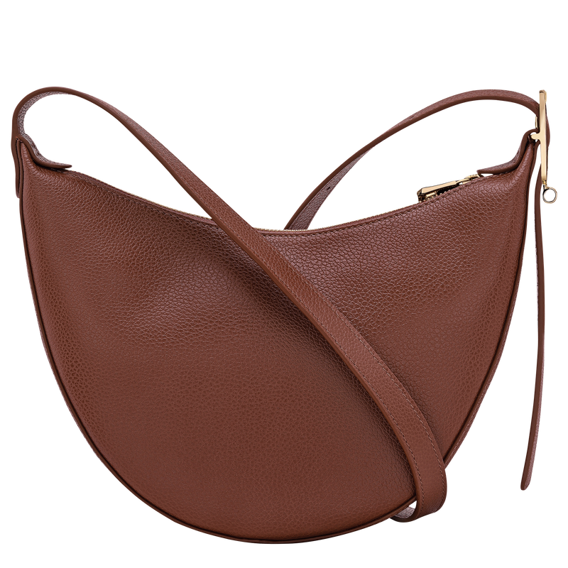 Le Foulonn&eacute; S Crossbody bag , Coffee - Leather  - View 4 of  6