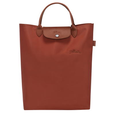 Le Pliage Green M Tote bag , Chestnut - Canvas