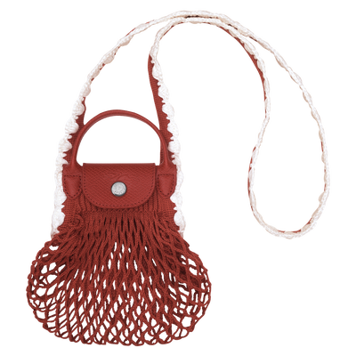 Le Pliage Collection Mesh bag , Terracotta - Canvas