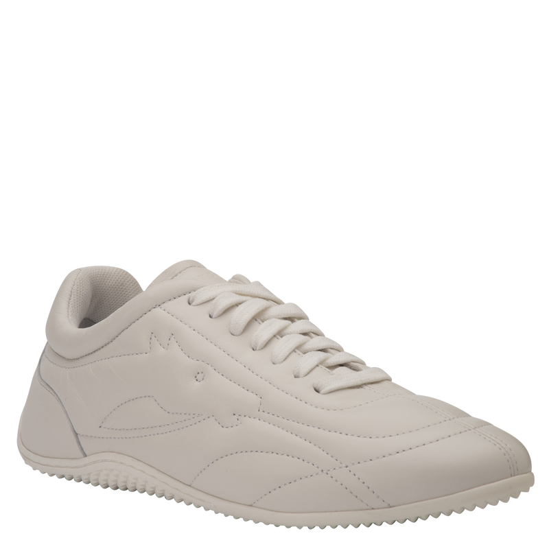On-The-Go Sneakers , White - Leather  - View 3 of  7