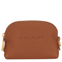 Le Foulonné Coin purse , Caramel - Leather