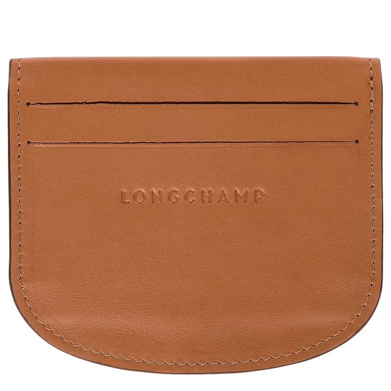 Le Pliage Xtra Card holder , Cashew - Leather  - View 3 of  4