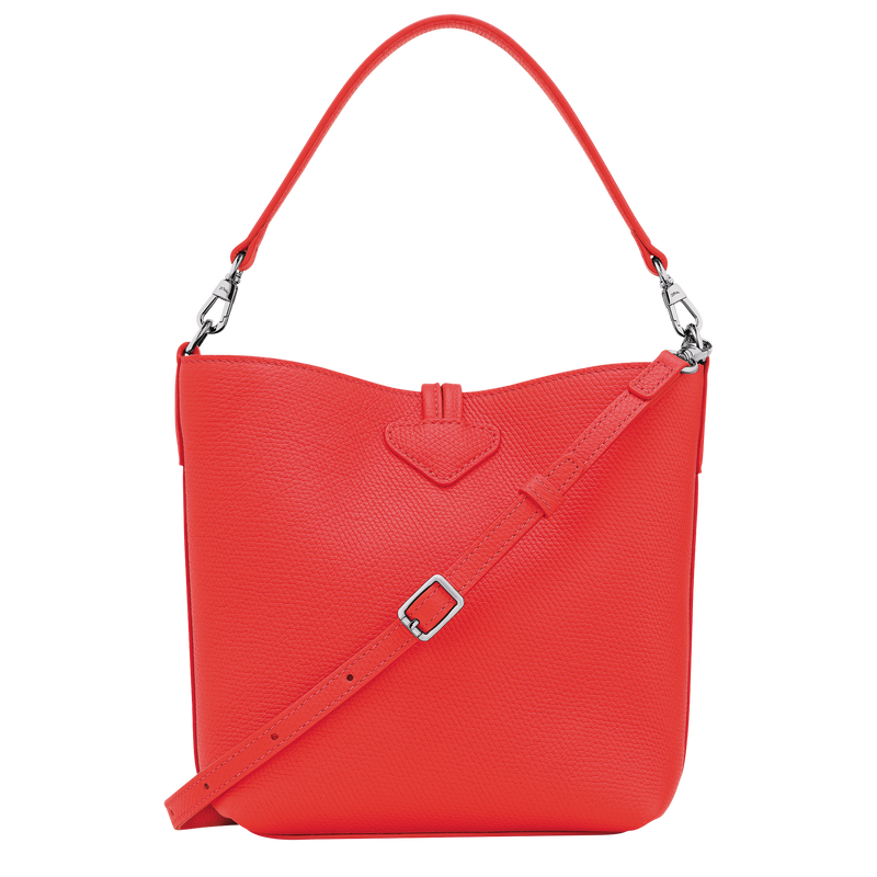 Le Roseau XS Bucket bag , Vermilion - Leather  - View 4 of  5