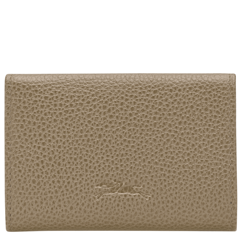 Le Foulonn&eacute; Compact wallet , Lichen - Leather  - View 2 of  3