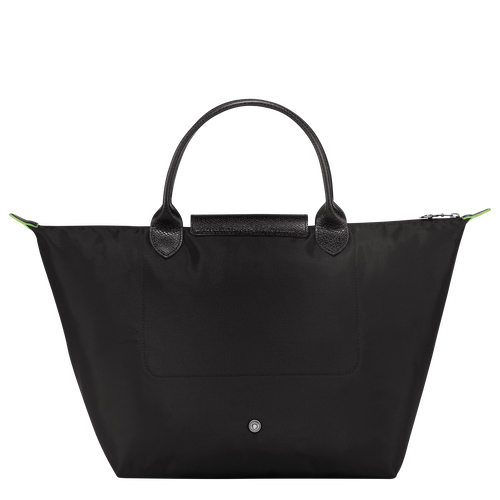 Le Pliage Green M Handbag , Black - Recycled canvas - View 4 of  7