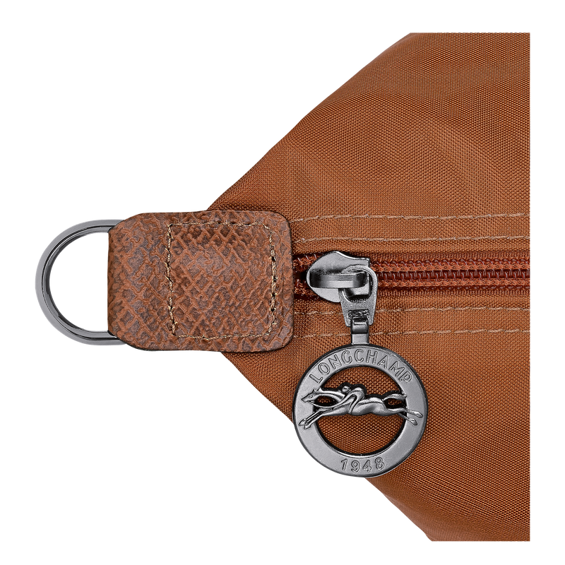 Le Pliage Original Travel bag expandable , Cognac - Recycled canvas  - View 6 of  7