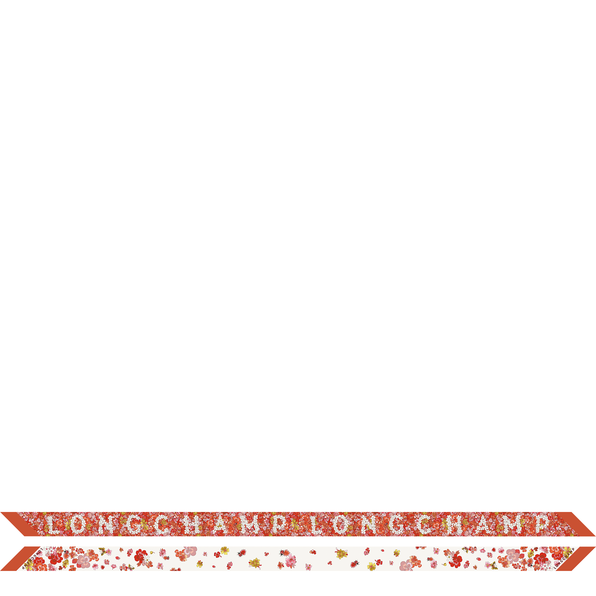 Frise Fleurie Headband, Coral