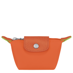 Le Pliage Green Coin purse , Carot - Recycled canvas
