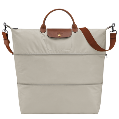 Le Pliage Original Travel bag expandable , Pebble - Recycled canvas