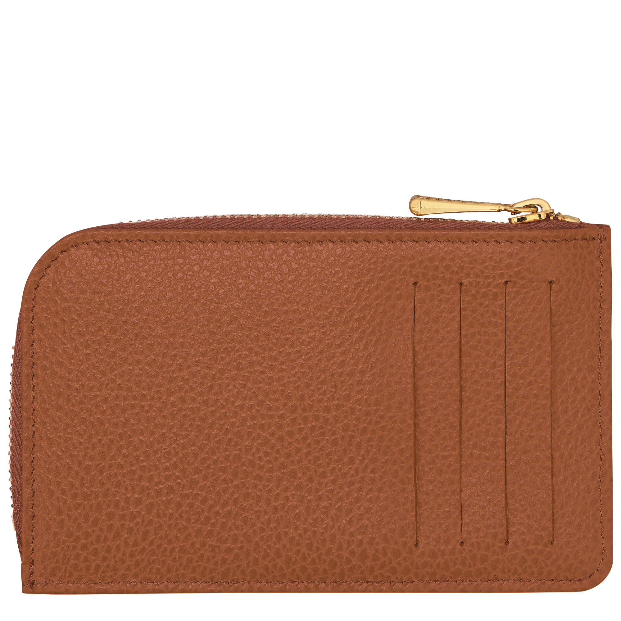 Card holder, Caramel - View 2 of 
        4 - zoom in Le Foulonné Card holder, Caramel