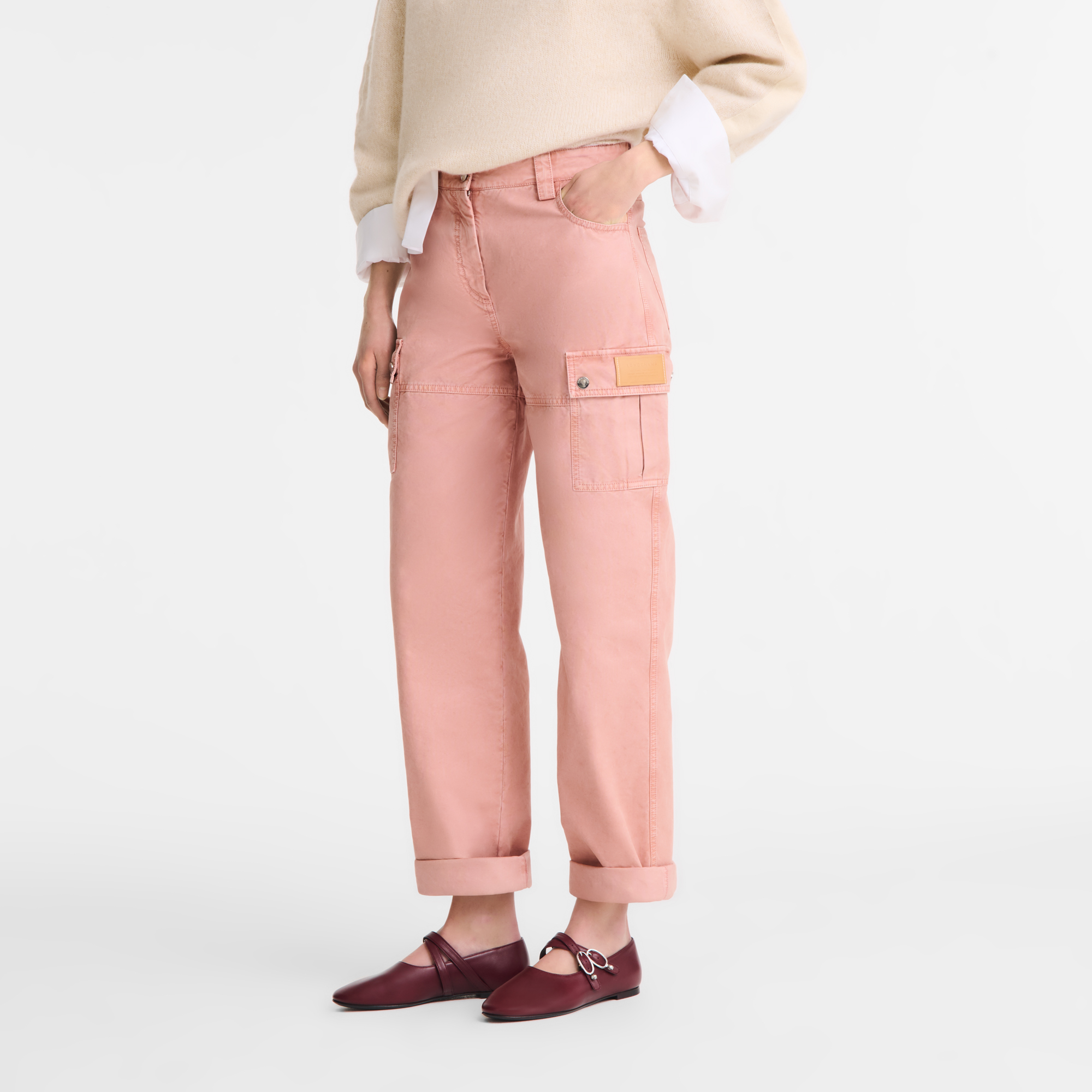 Trousers, Pink Tea - View 4 of
5 - zoom in null Trousers, Pink Tea