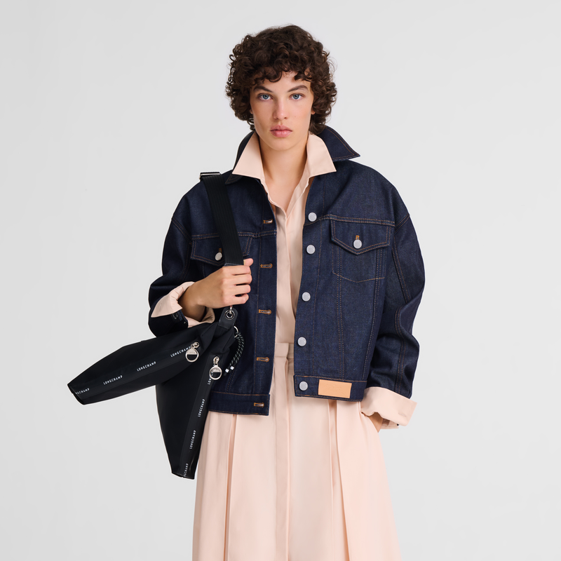 Le Pliage Collection Crossbody bag , Black - Canvas  - View 2 of  4