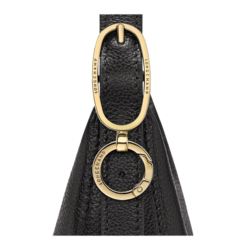 Le Foulonné S Crossbody bag , Black - Leather  - View 6 of  6