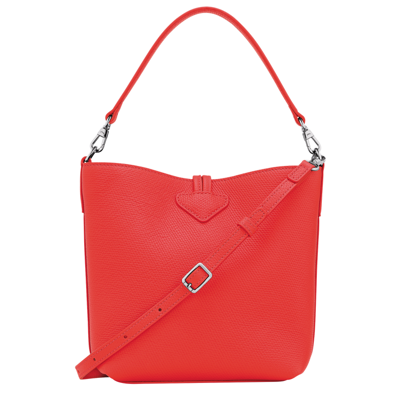Le Roseau XS Bucket bag , Vermilion - Leather  - View 4 of  6