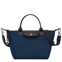 Le Pliage Energy S Handbag , Navy - Recycled canvas