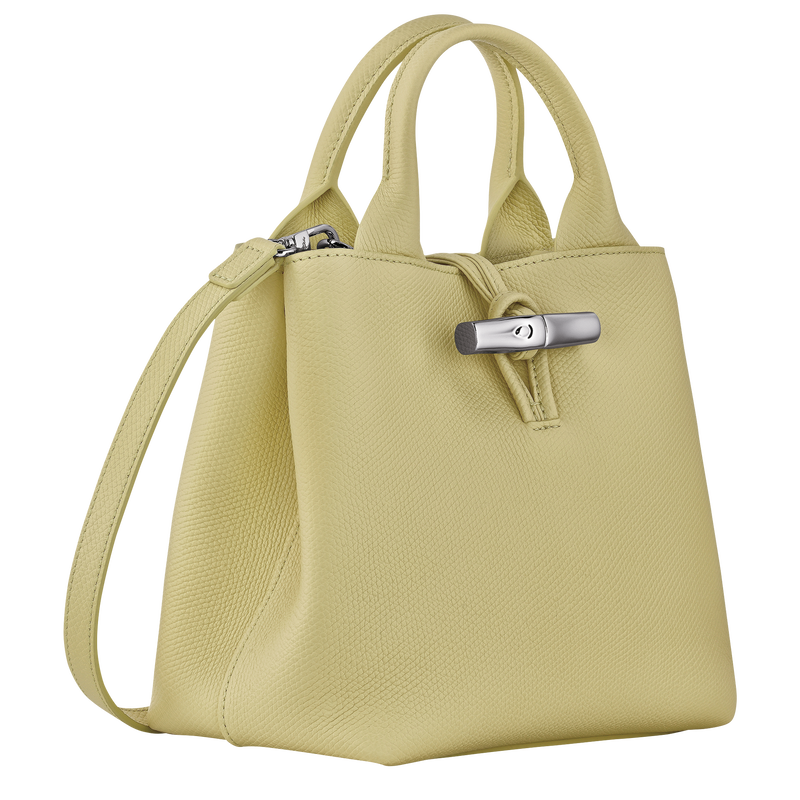 Le Roseau S Handbag , Pistachio - Leather  - View 3 of  7