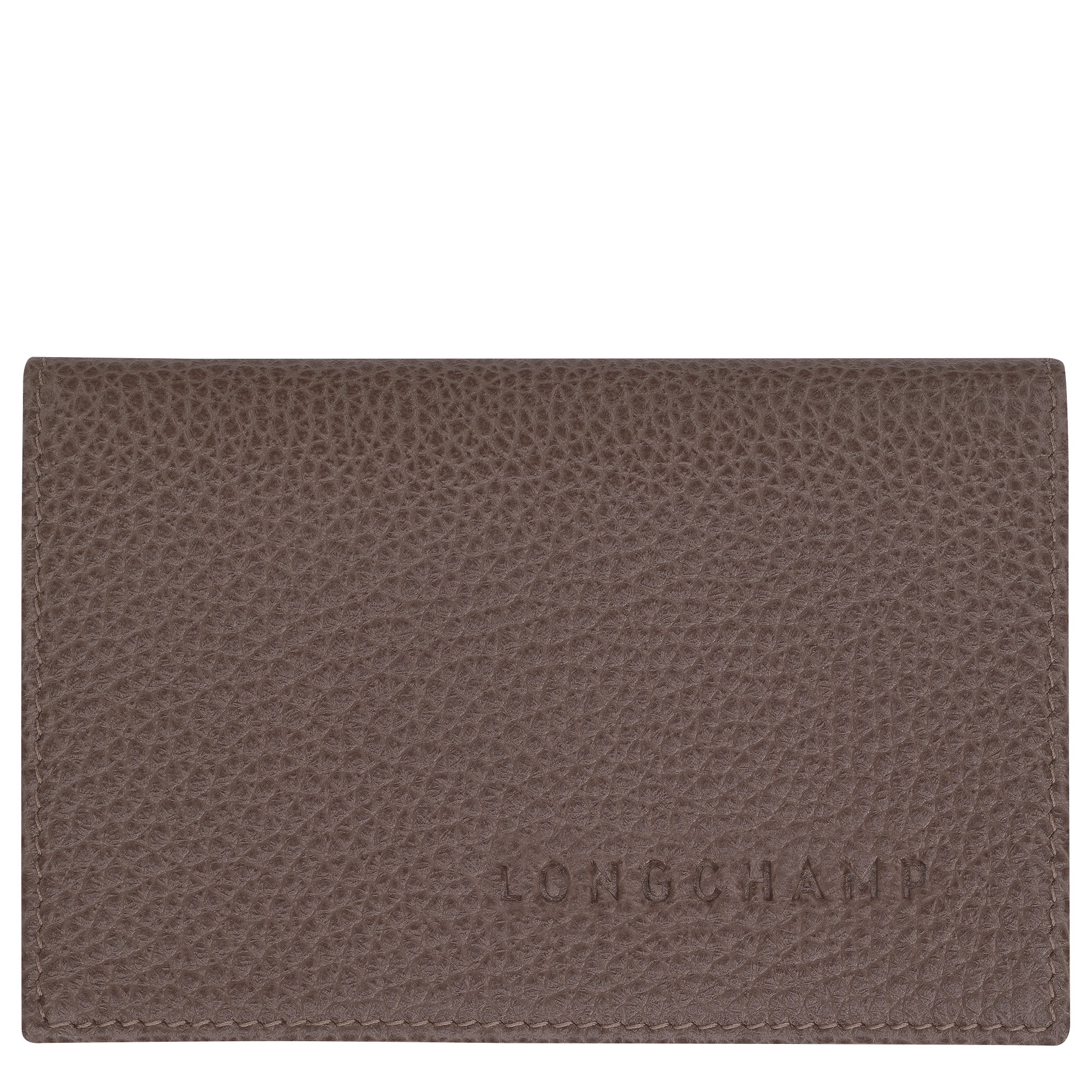 Le Foulonn&eacute; Card holder, Taupe