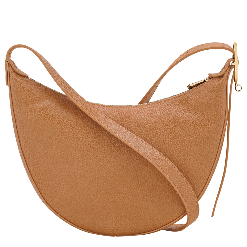 Le Foulonn&eacute; S Crossbody bag , Pecan - Leather  - View 3 of  5
