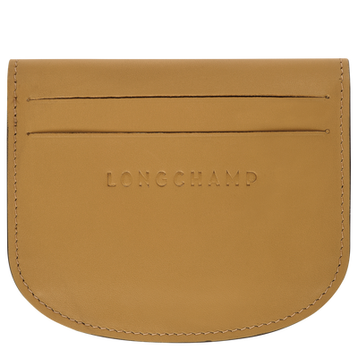 Épure Card holder , Nutmeg - Leather