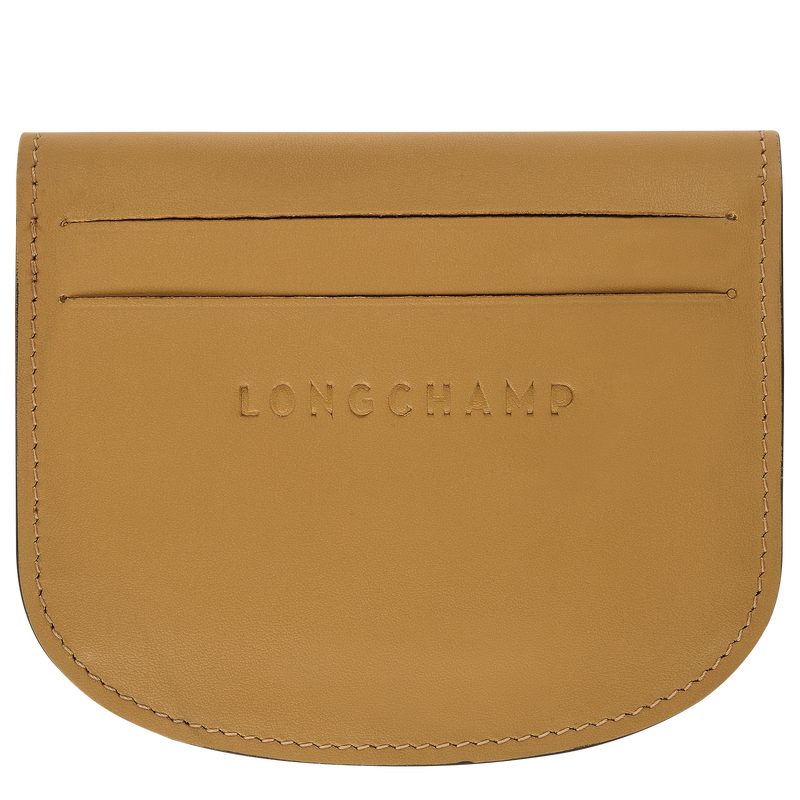 Épure Card holder , Nutmeg - Leather  - View 2 of  3