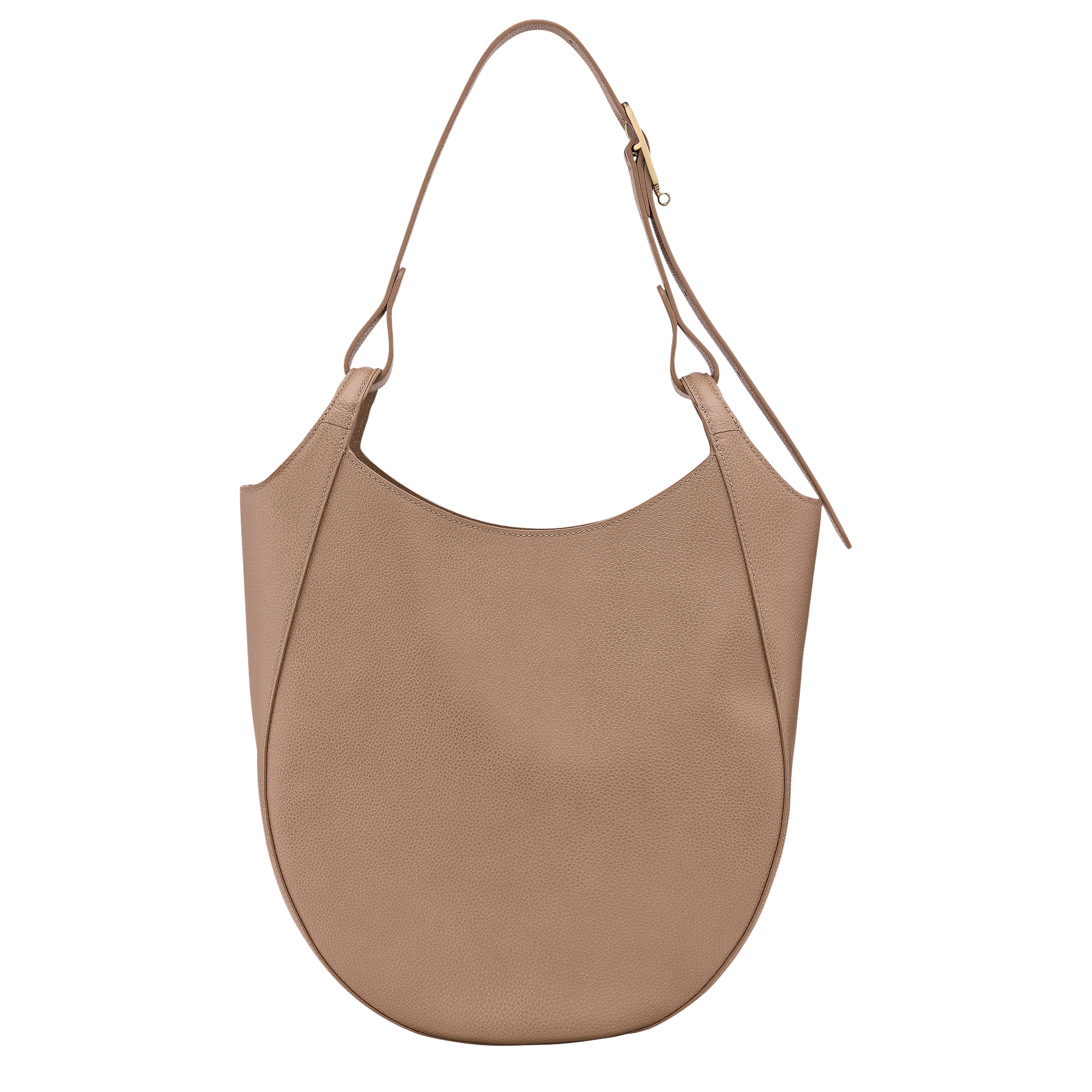 Le Foulonn&eacute; Hobo bag L, Biscuit