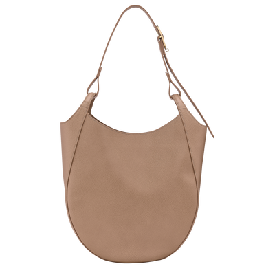 Le Foulonné Hobo bag L, Biscuit