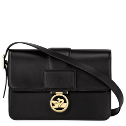 Box-Trot M Crossbody bag , Black - Leather