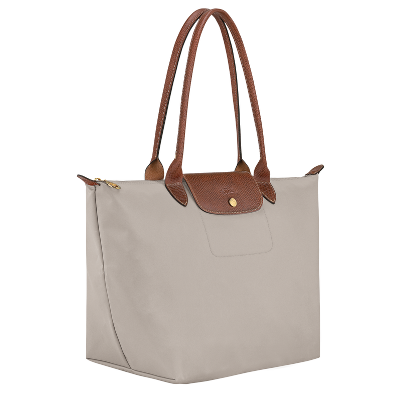 Le Pliage Original L Tote bag , Pebble - Recycled canvas  - View 2 of  6