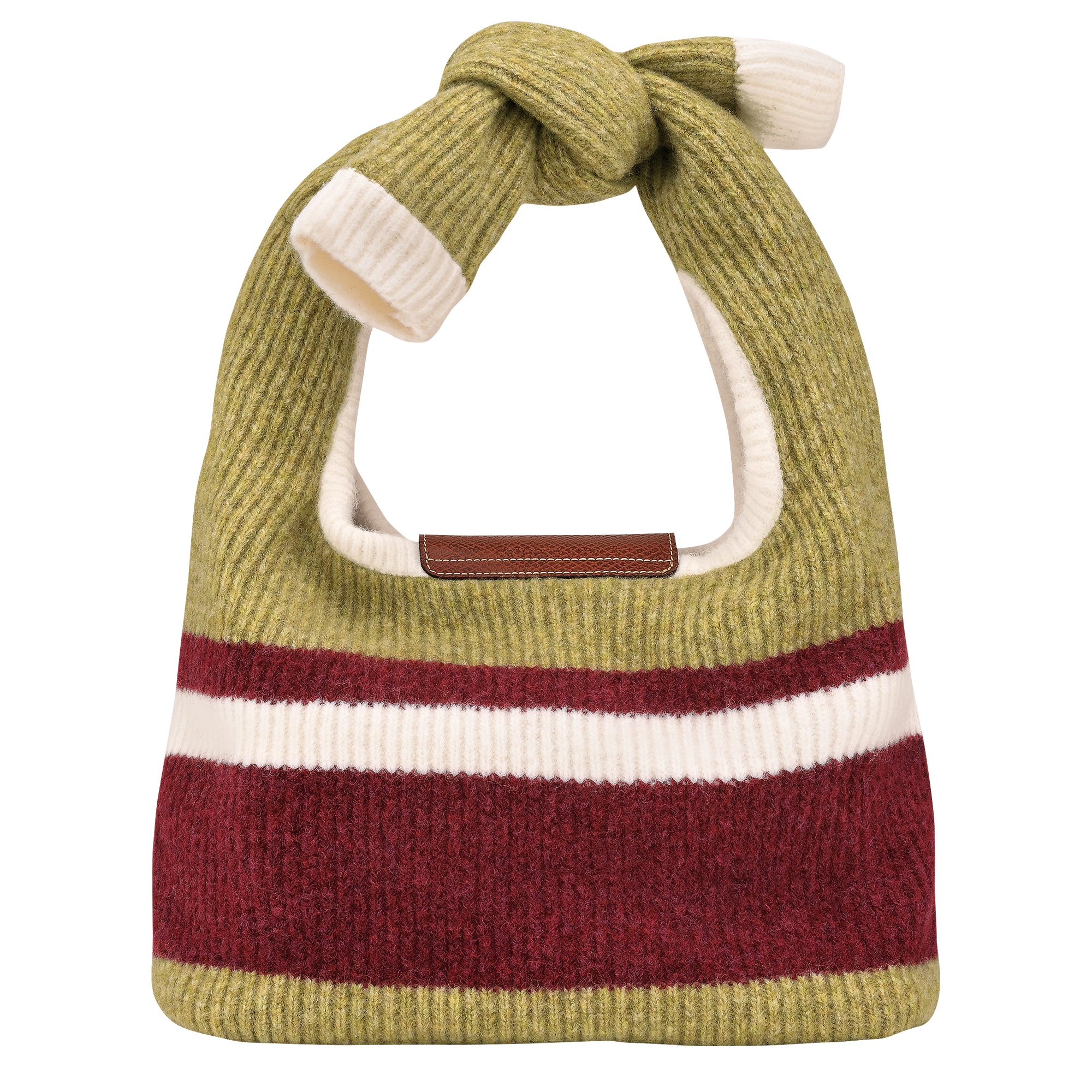 Le Pliage Collection Shoulder bag M, Pistachio/Burgundy